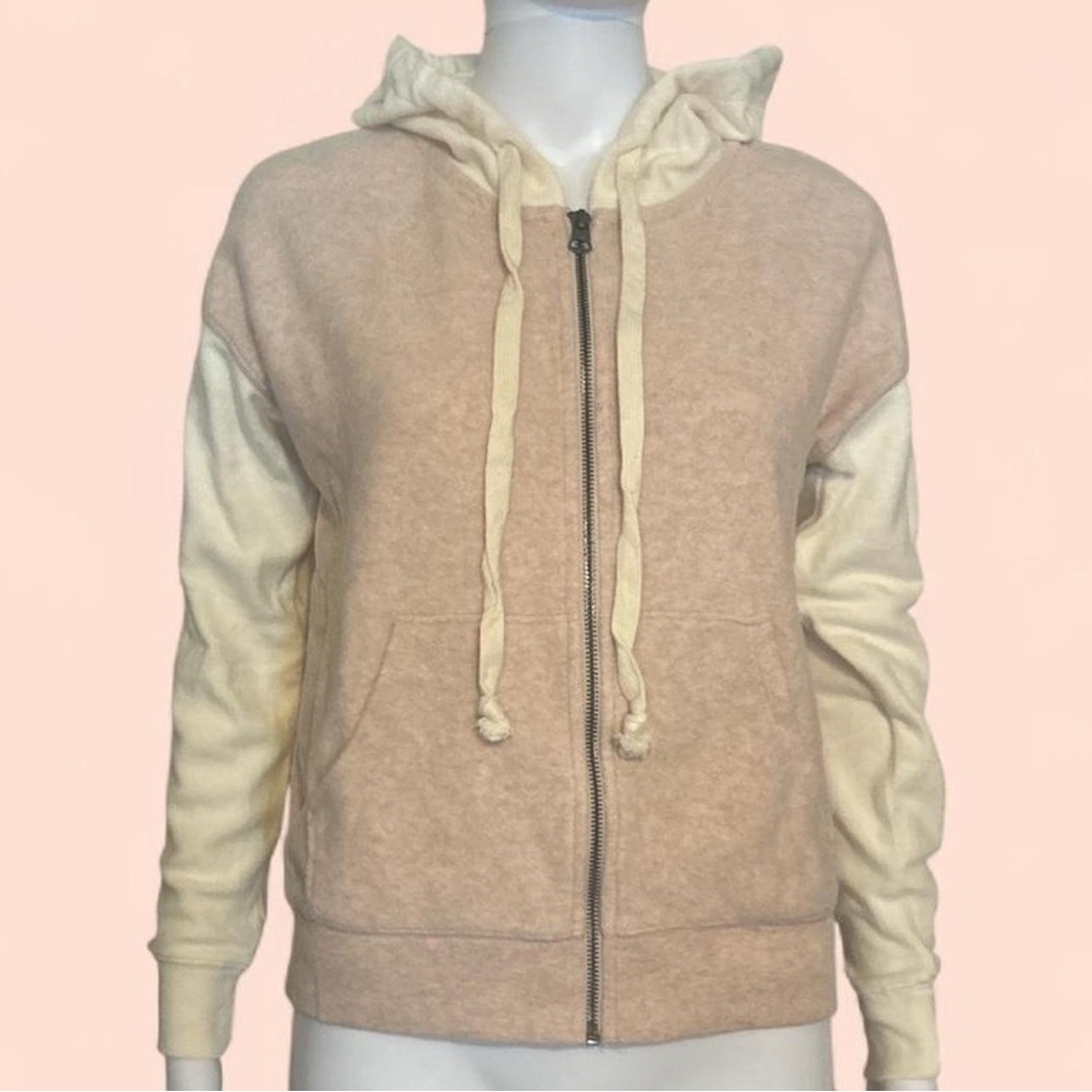 American Eagle Two Toned Zip-Up Hoodie